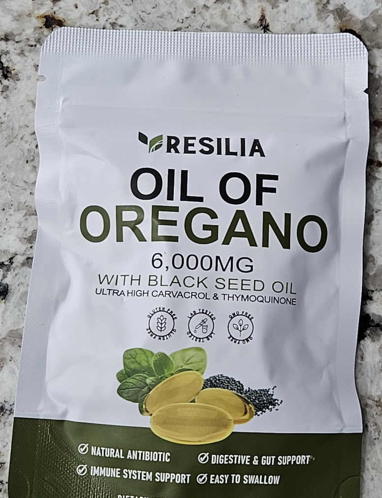 a packet of resilia oil of oregano
